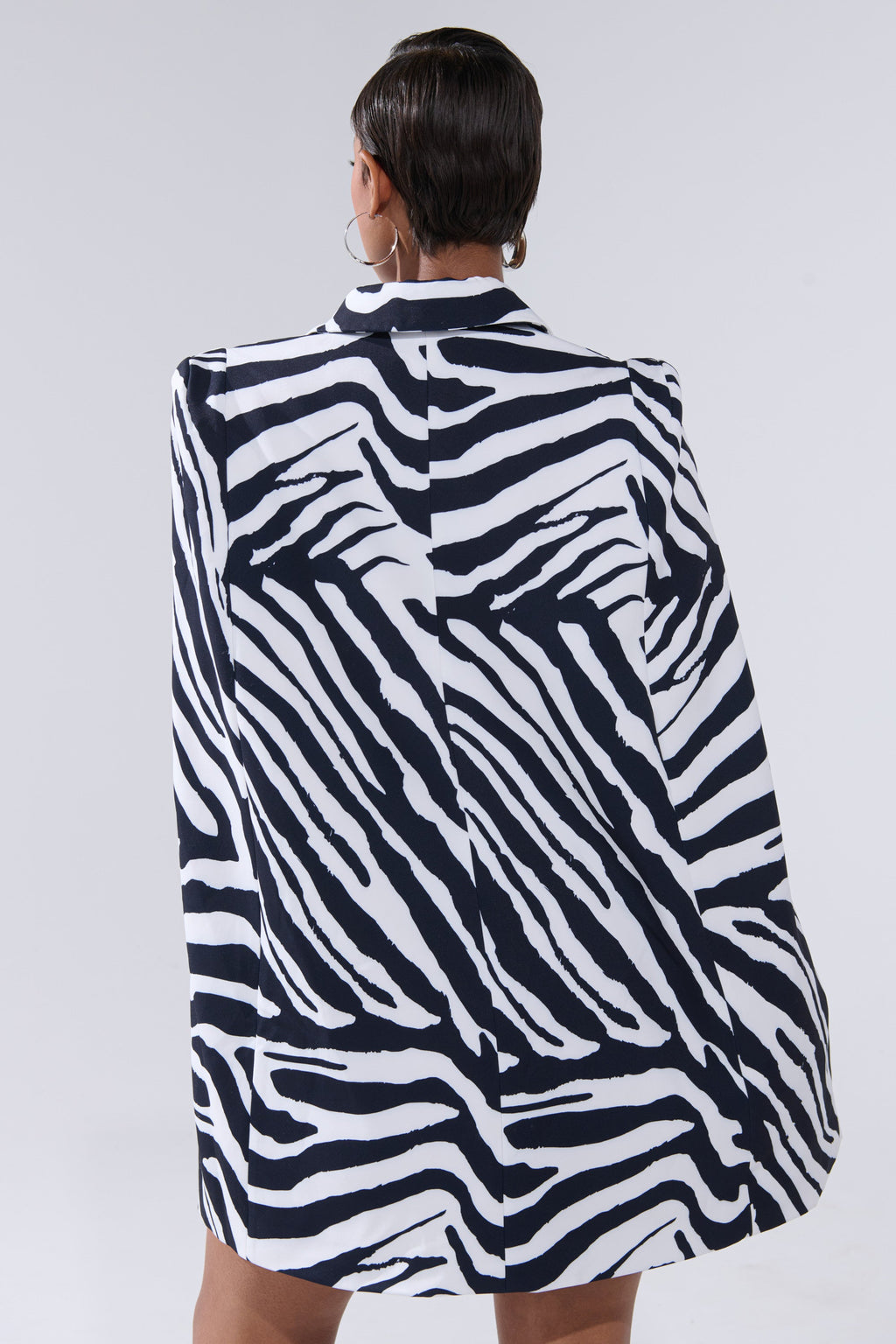 WILD SIDE PRINTED BLAZER DRESS