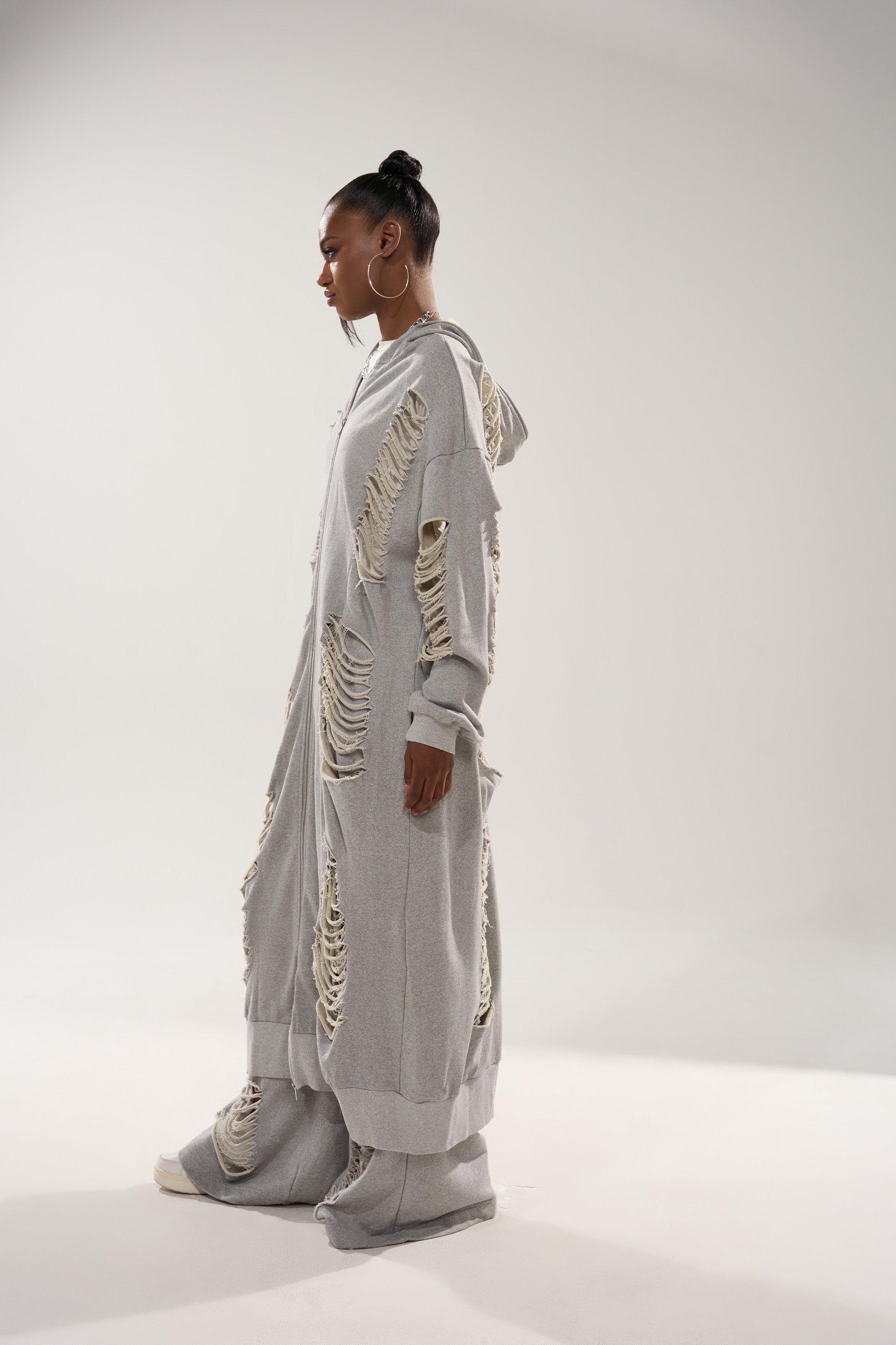 STRESS HIM OUT LONGLINE SWEATSHIRT