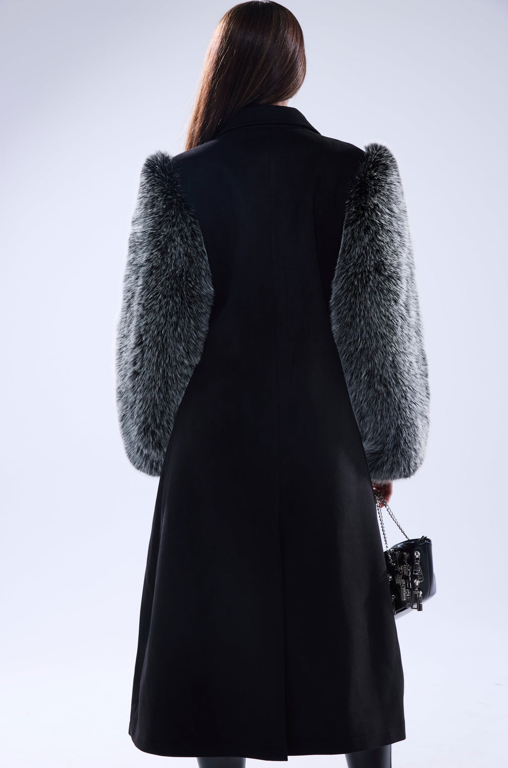 NOLITA FUR SLEEVE TRENCH