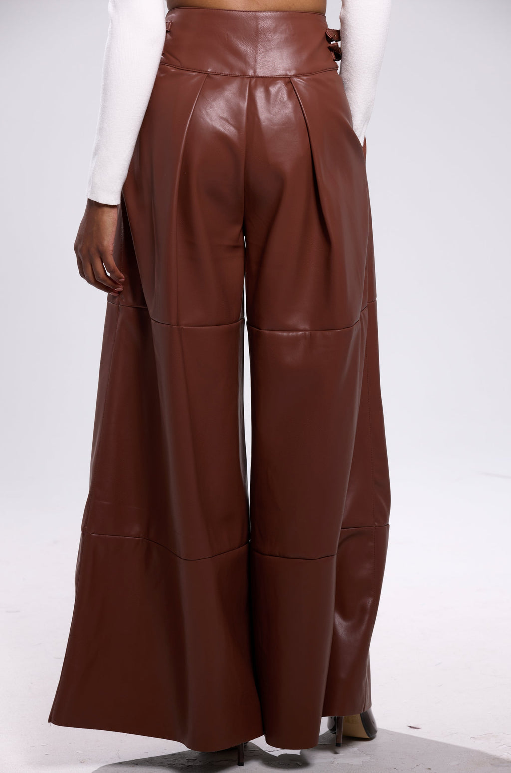 BETTER OFF WITHOUT YOU FAUX LEATHER TROUSER