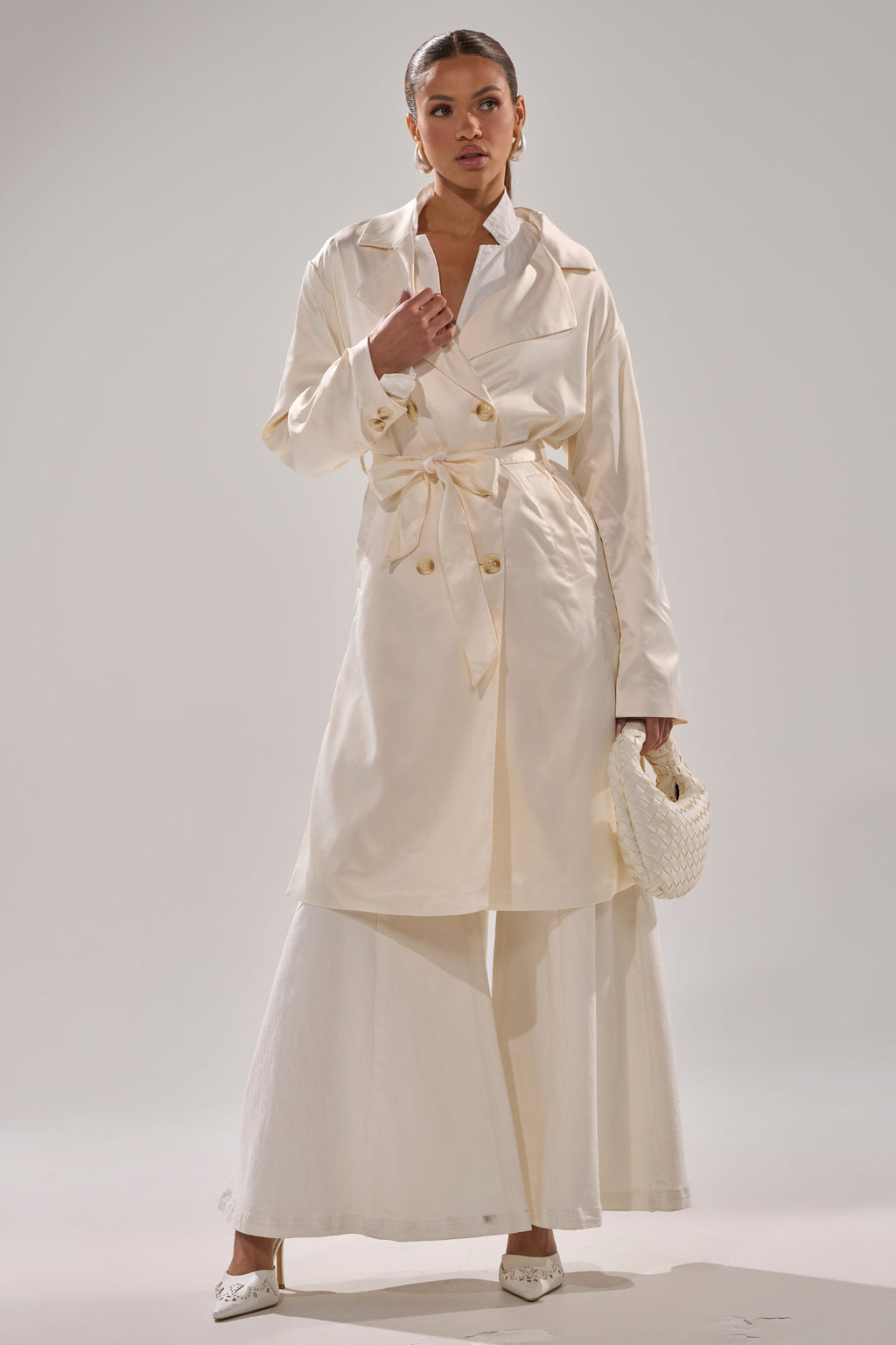 BELLISSIMA SATIN TRENCH