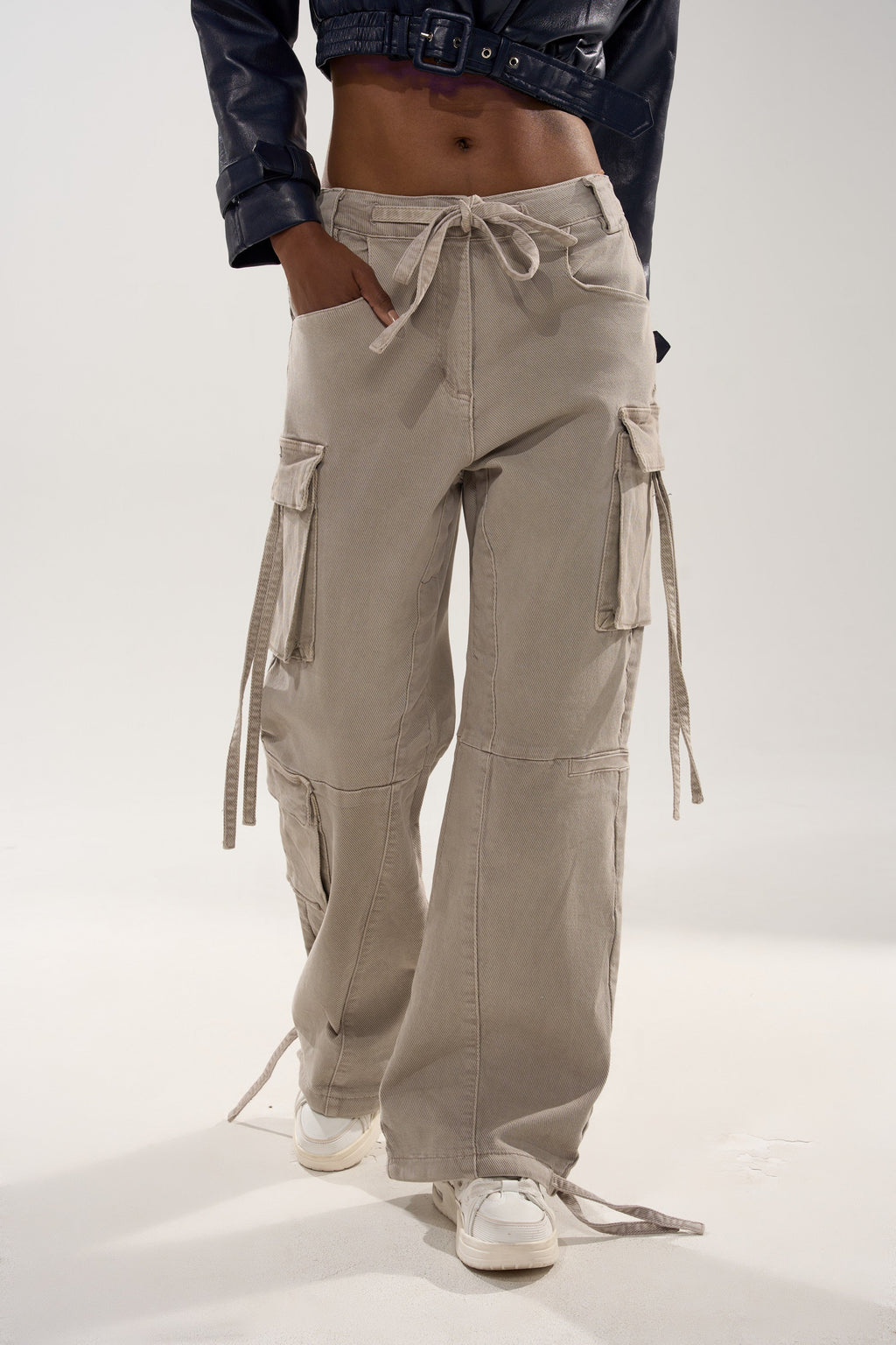 CARGO FOR DAYS WIDE LEG DENIM