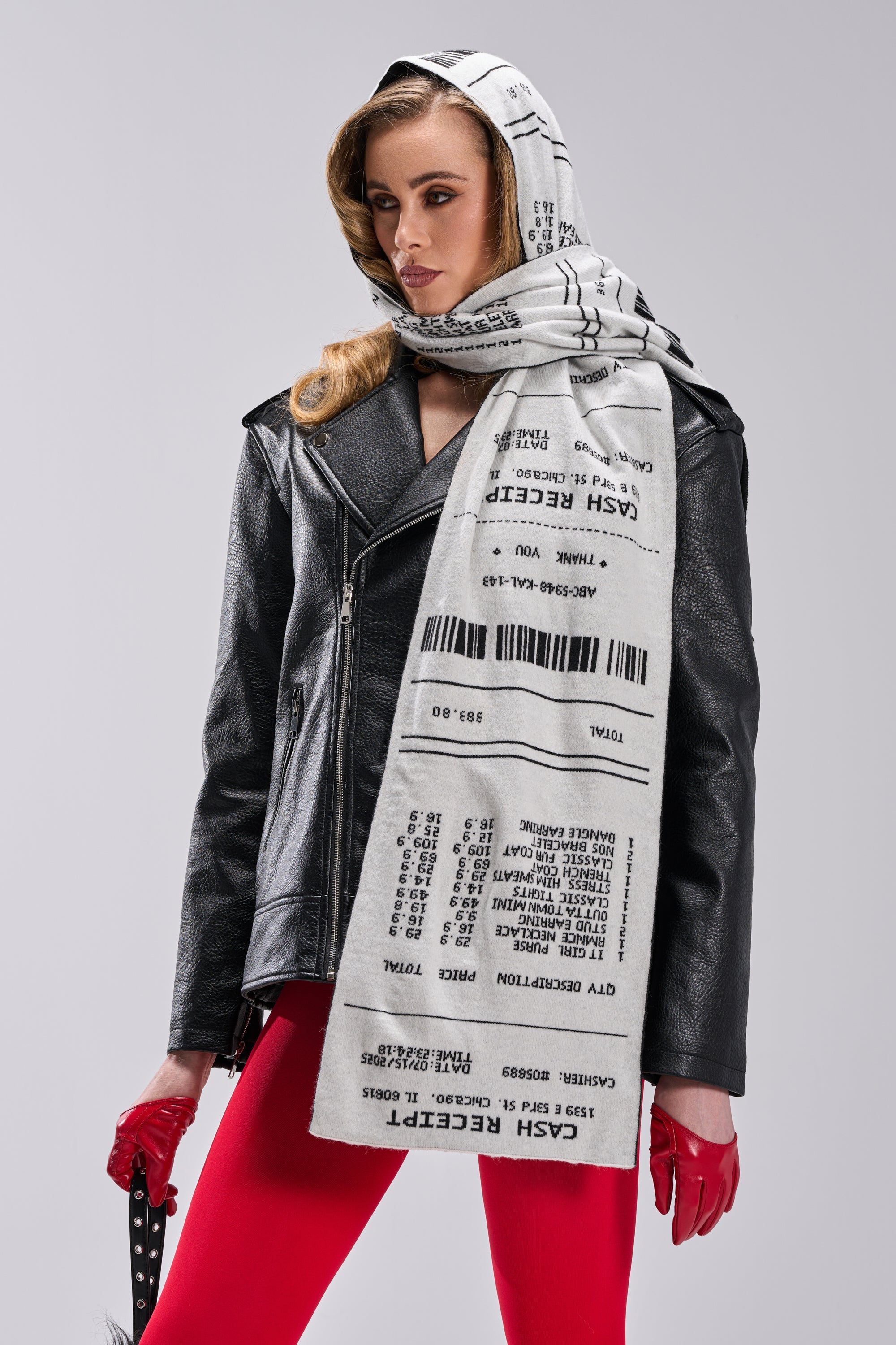 CHECK THE RECEIPT SCARF