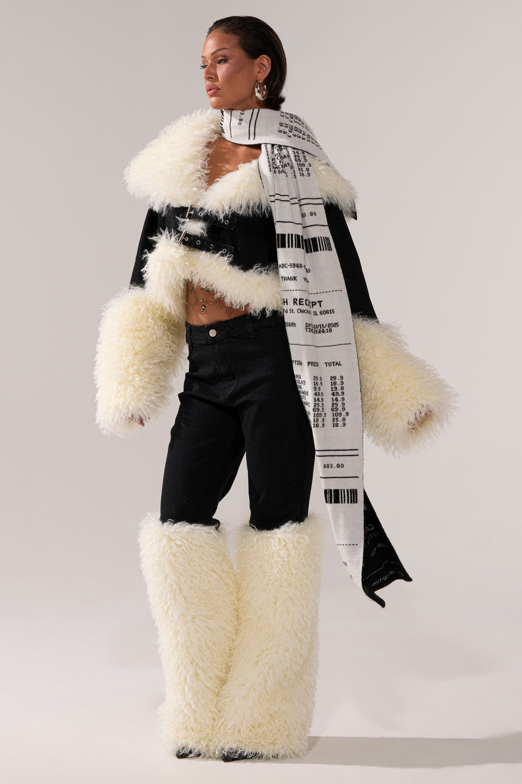 CHECK THE RECEIPT SCARF