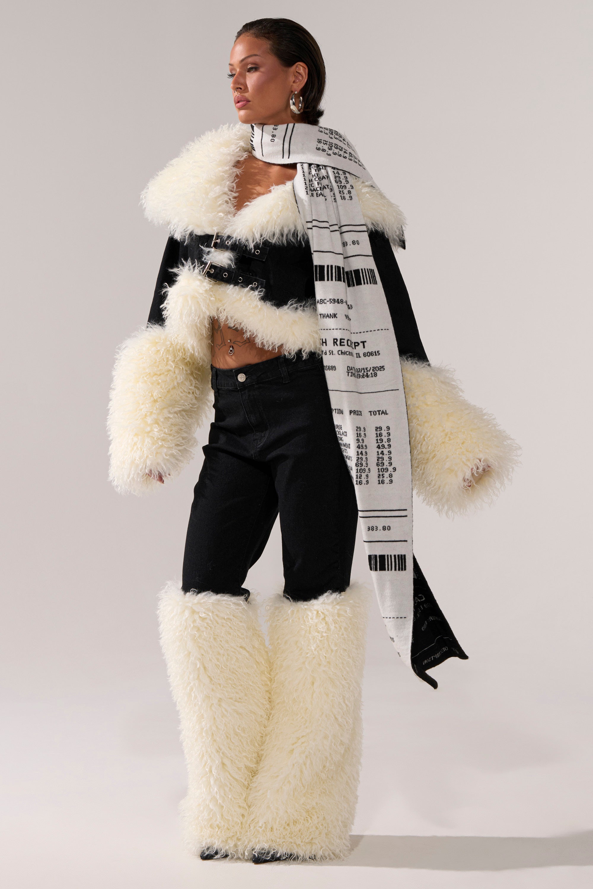 CHECK THE RECEIPT SCARF