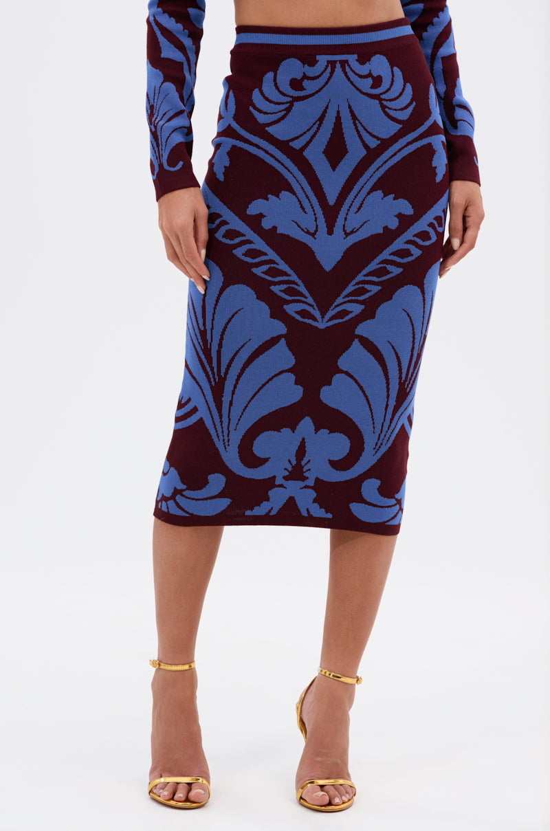 GIVE ME LOVE MIDI SKIRT