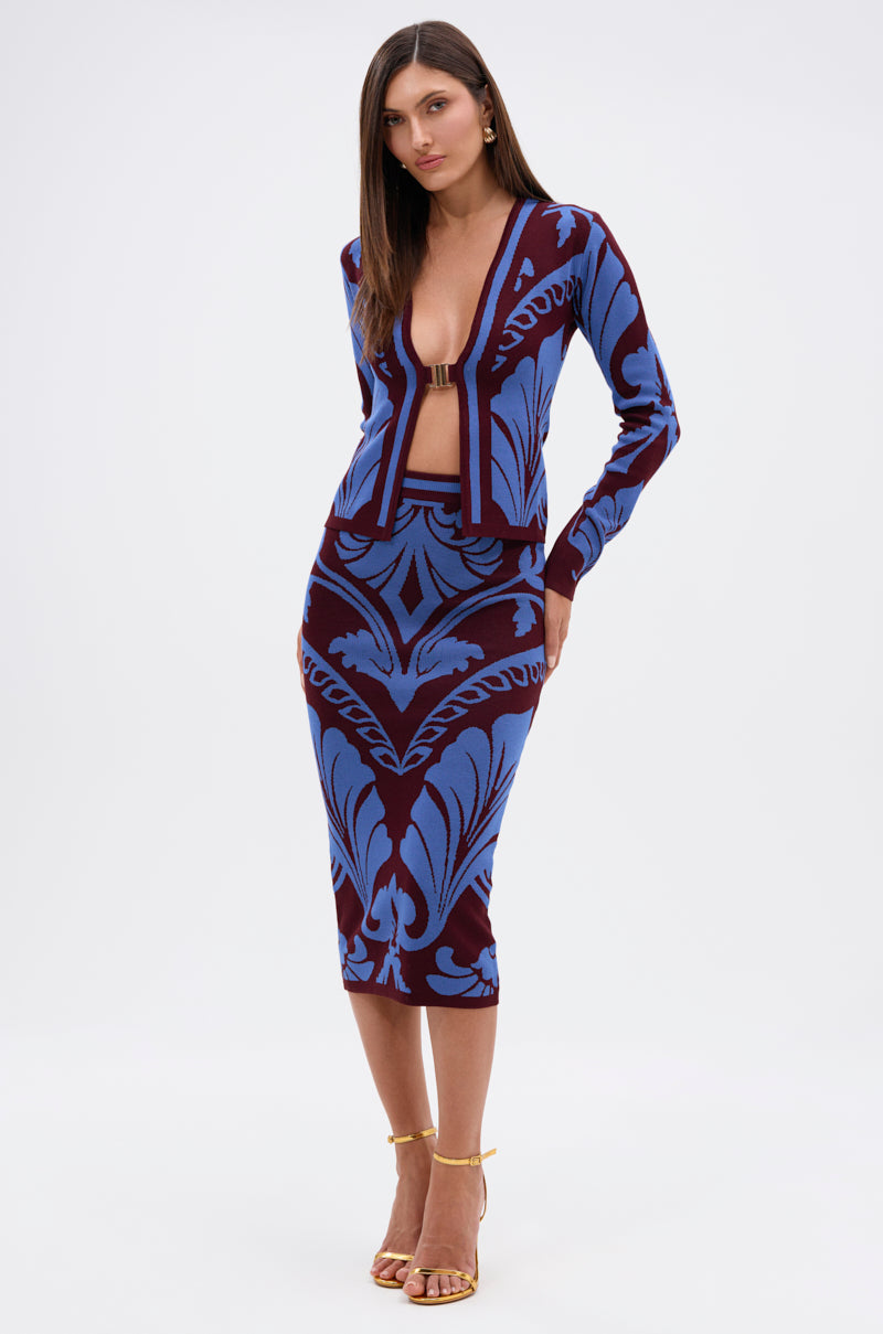 GIVE ME LOVE MIDI SKIRT