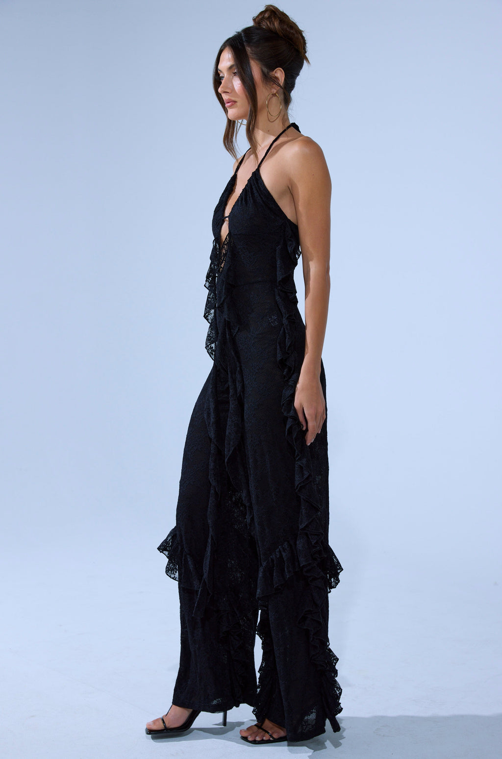 FREE AS A BIRD RUFFLED JUMPSUIT