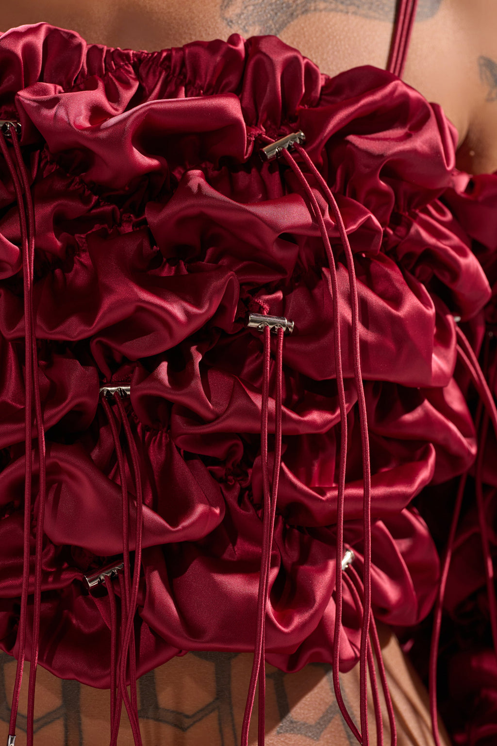 FEELING FUNKY TIE BLOUSE