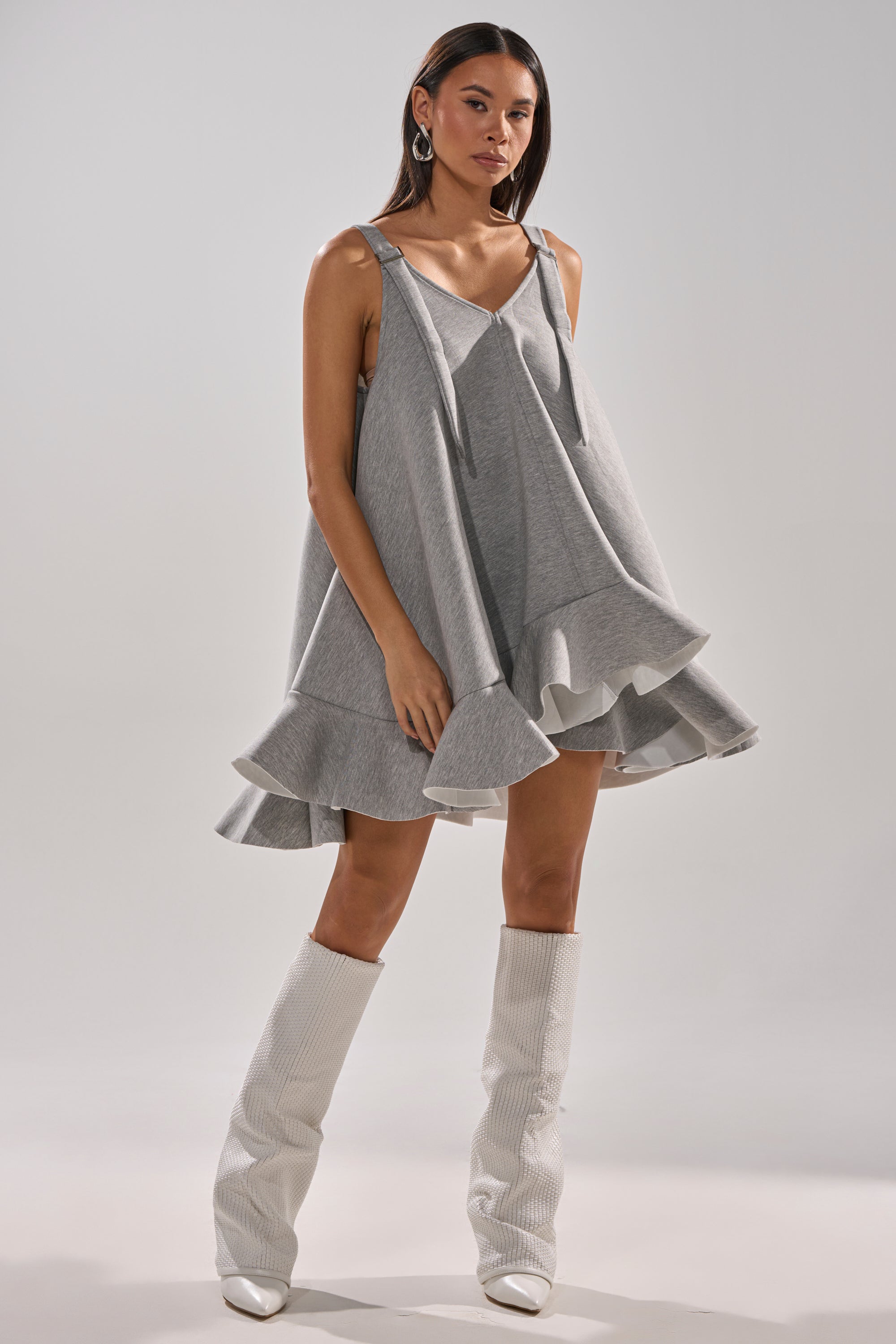 IN TOO DEEP SCUBA MINI DRESS