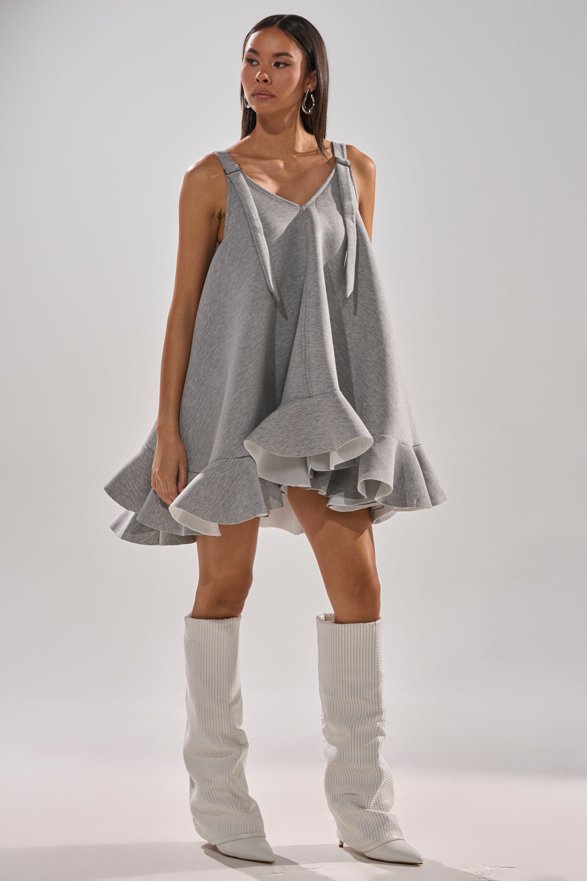 IN TOO DEEP SCUBA MINI DRESS