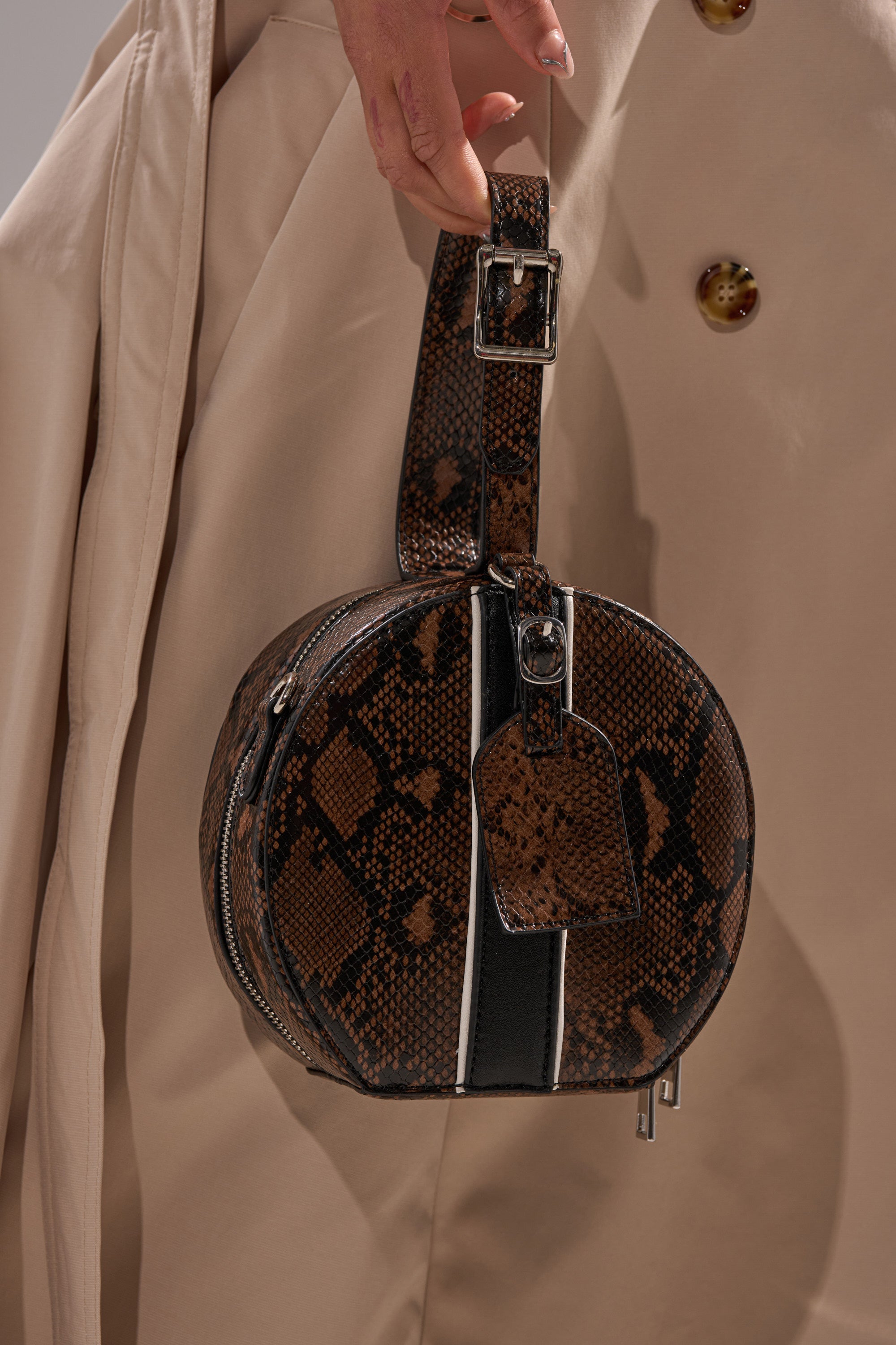 RENEGADE FAUX SNAKE PURSE