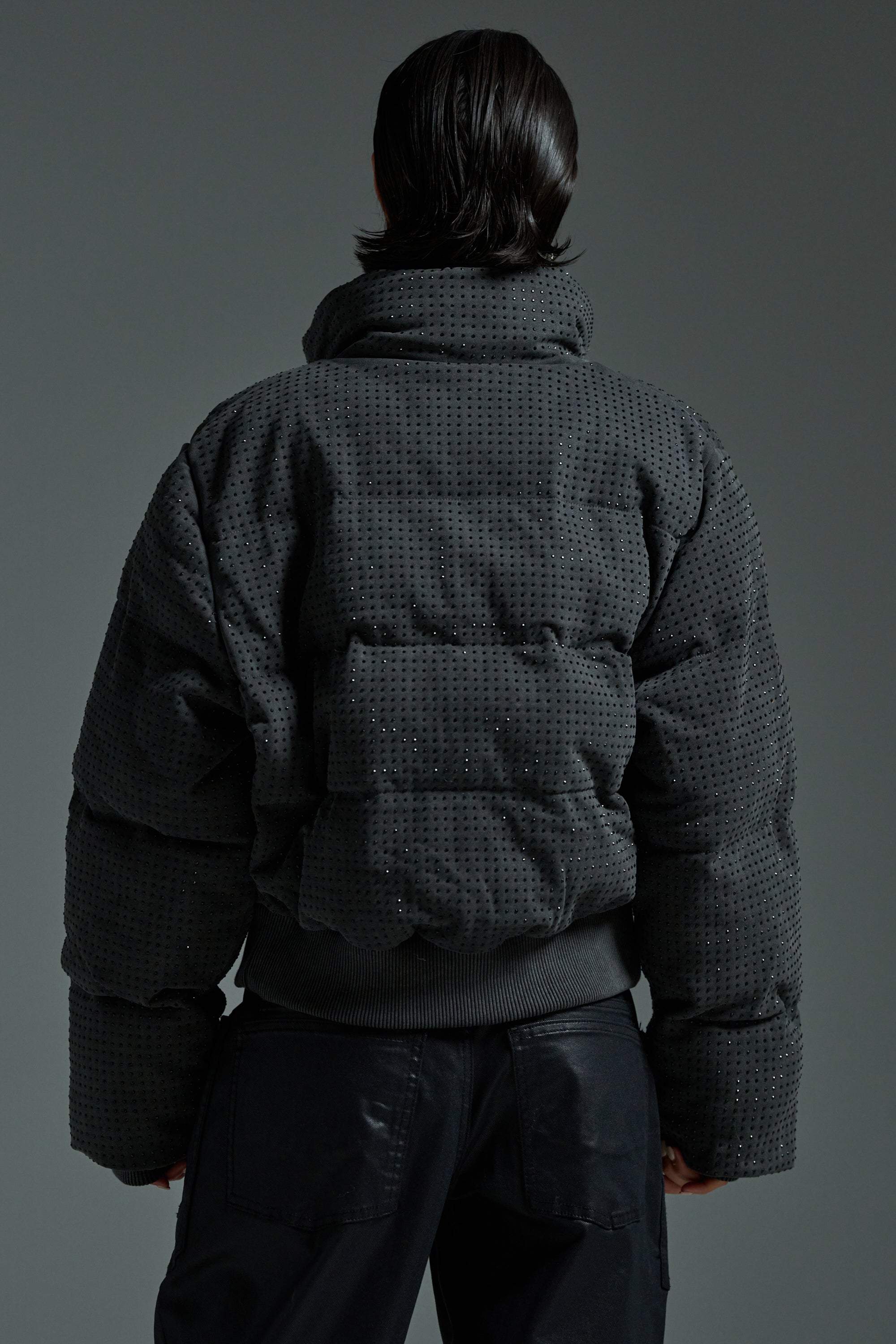 HOUDINI RHINESTONE PUFFER