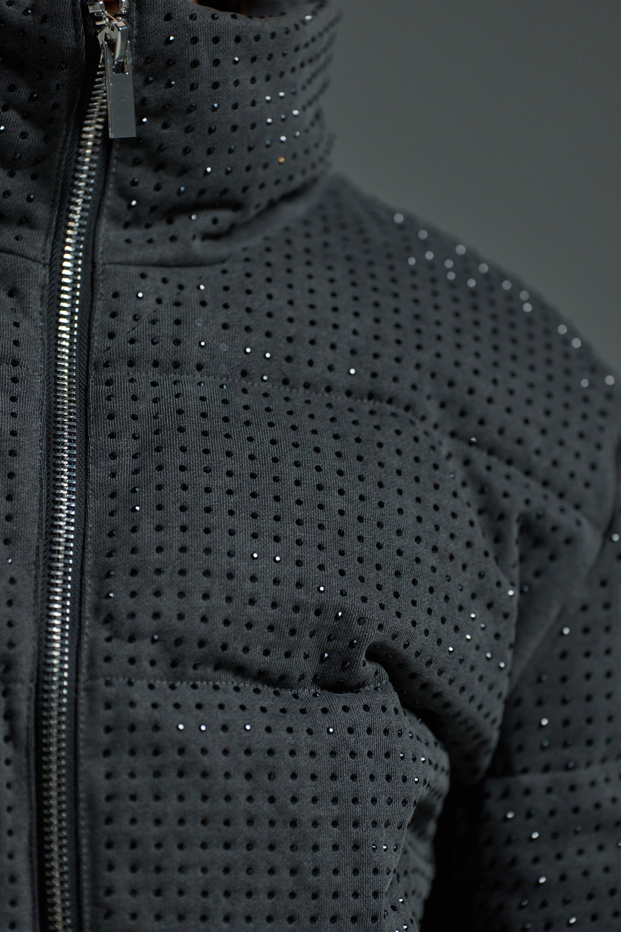 HOUDINI RHINESTONE PUFFER