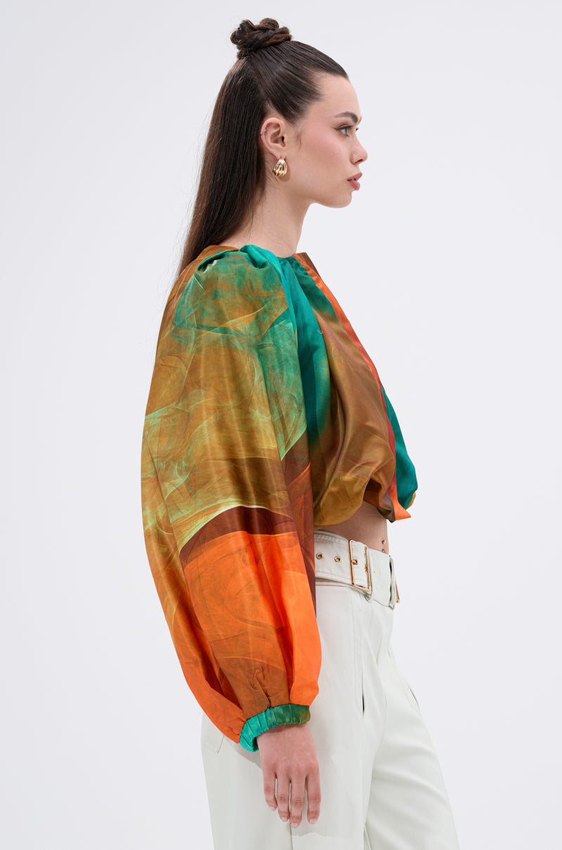 TIFFANY OMBRE BLOUSE