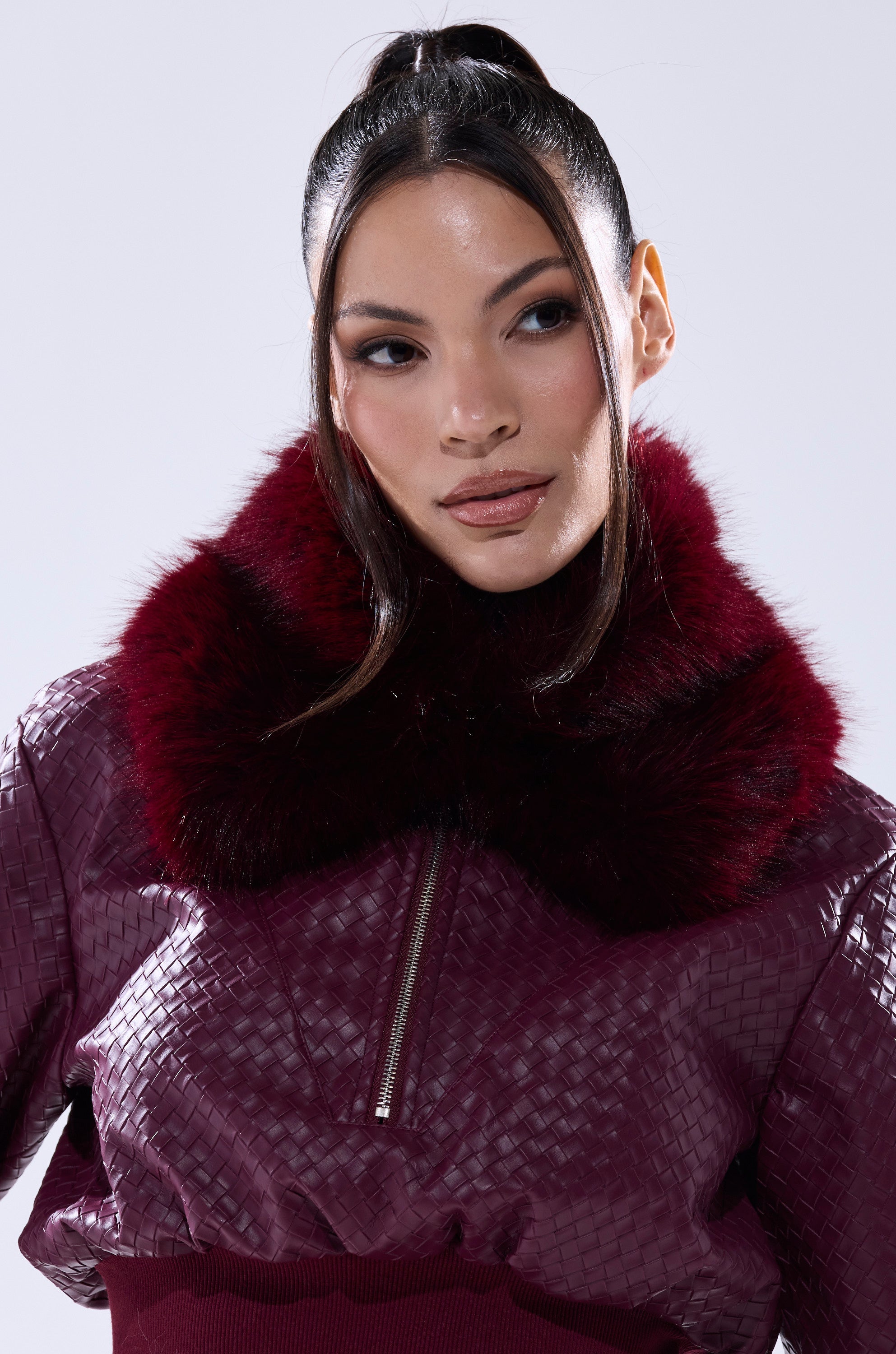 ALAIA FAUX FUR COLLAR
