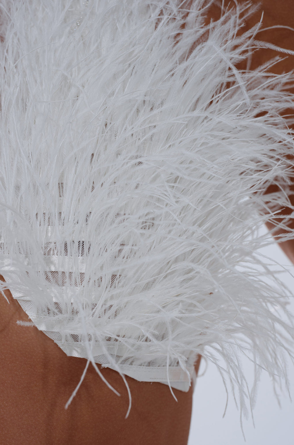 SHAKE IT FOR ME GIRL FEATHER BRALETTE