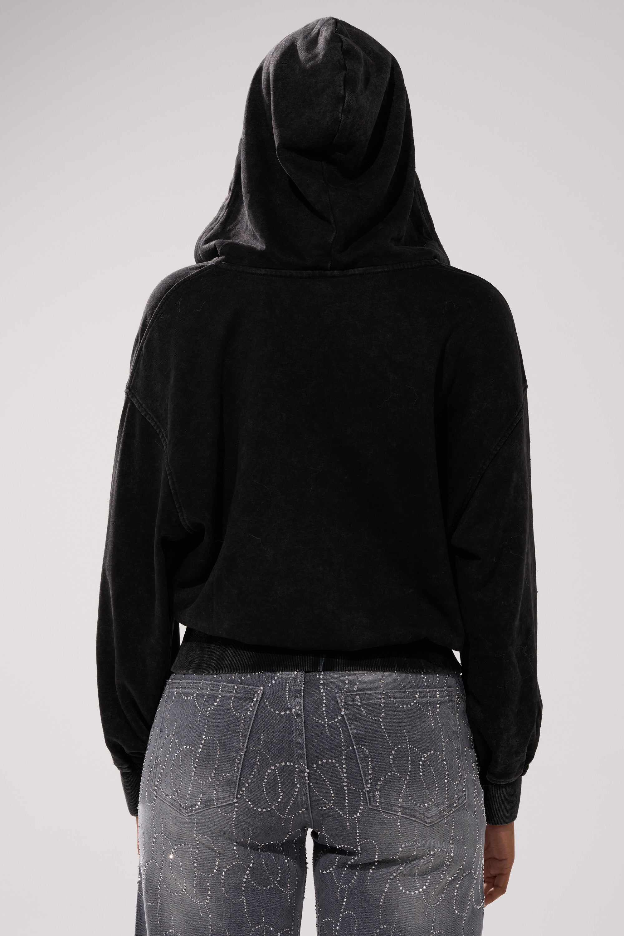 GRAB MY HAND ZIP UP SWEATSHIRT