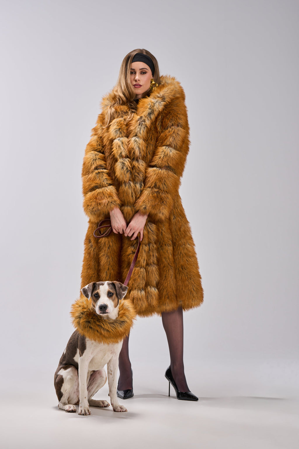 OLD MONEY FAUX FUR COAT