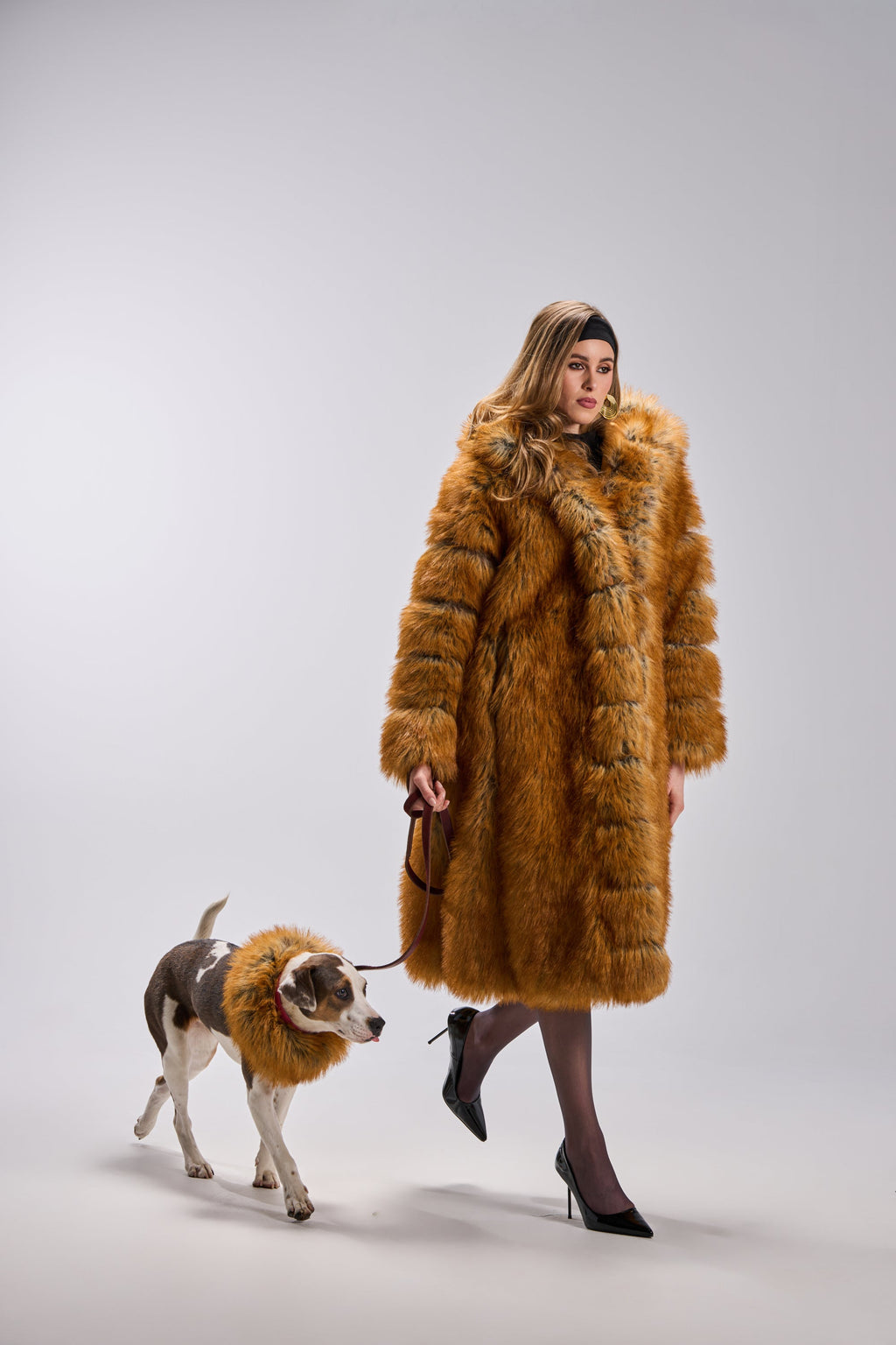 OLD MONEY FAUX FUR COAT