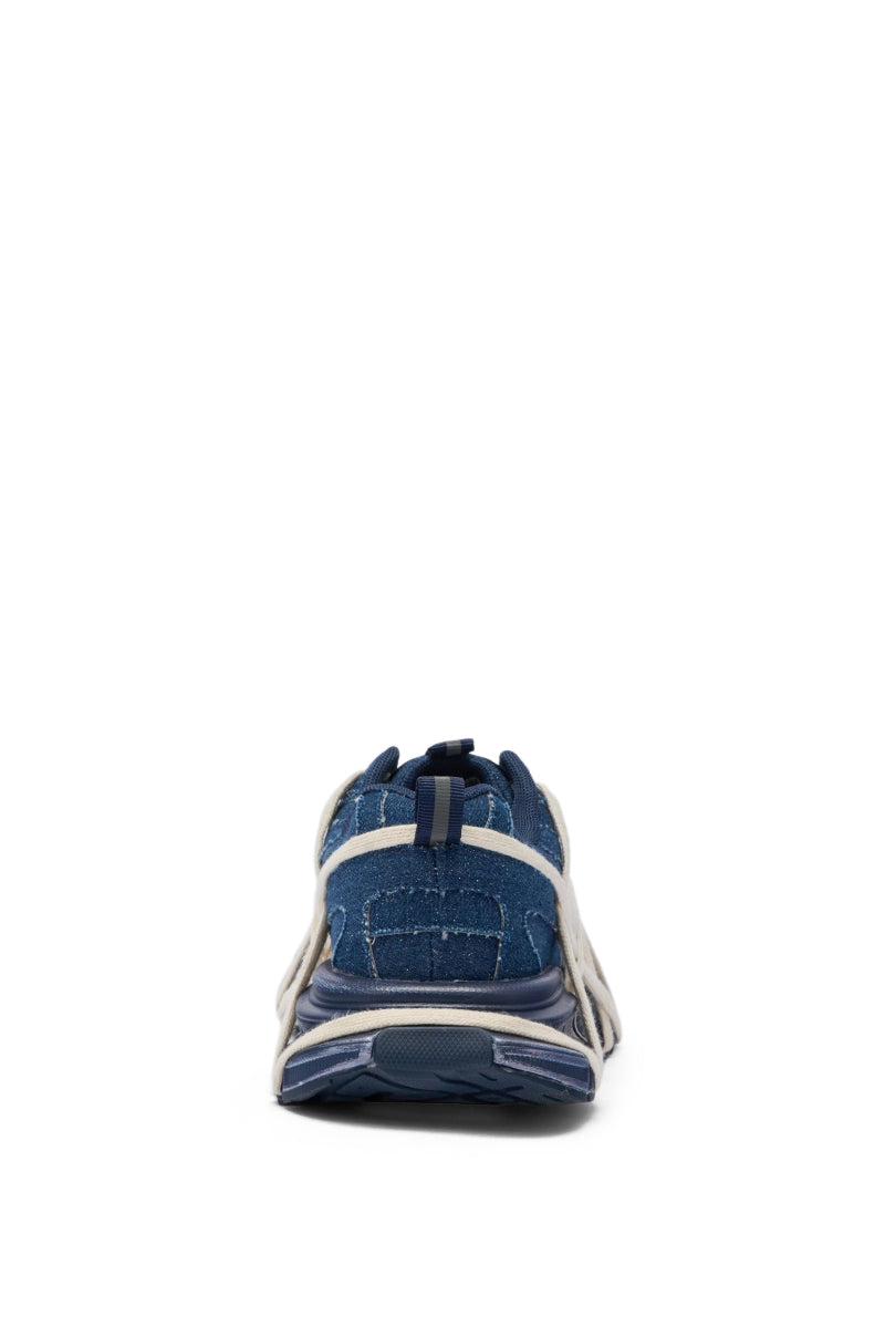 AZALEA WANG SELIE DENIM LACE DETAIL SNEAKER