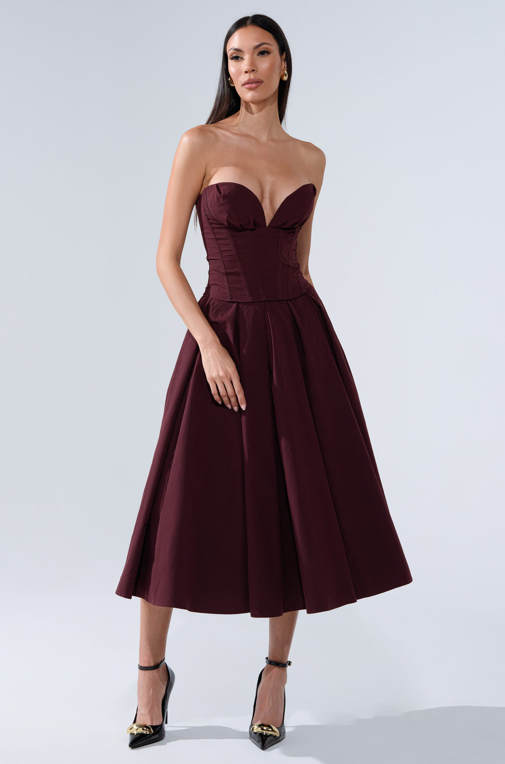 LOVE THIS FOR YOU MAXI SKIRT IN BROWN