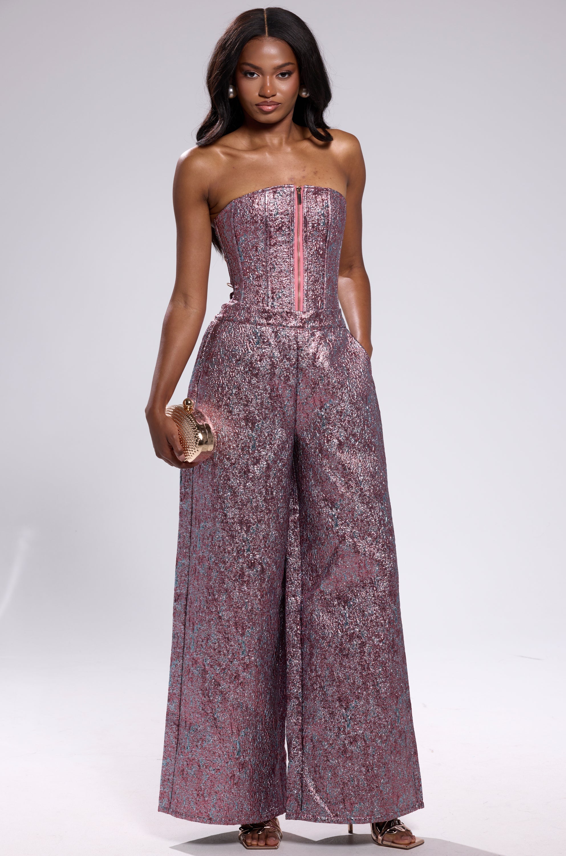 NO COMPETITION BROCADE TROUSER