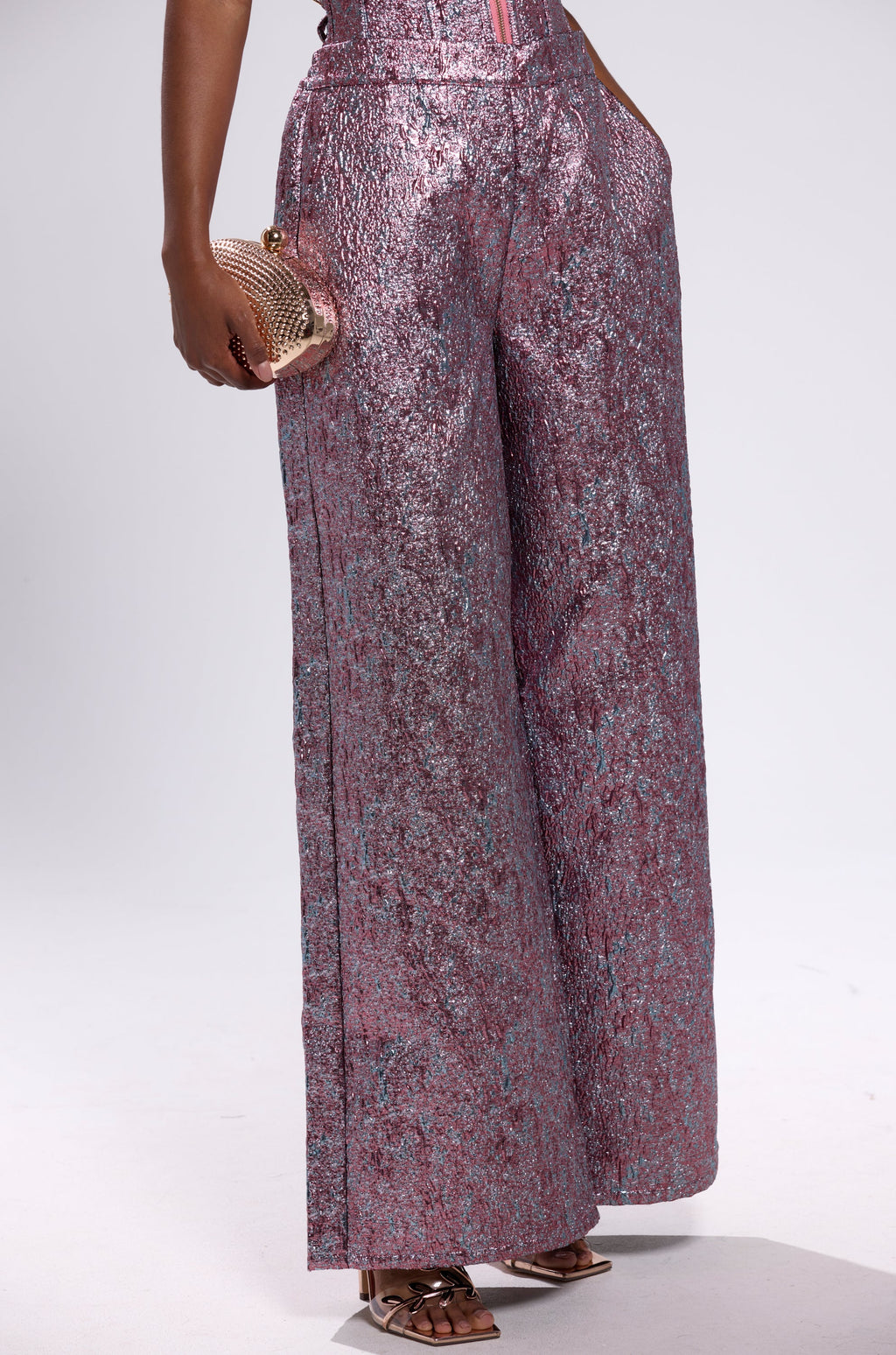 NO COMPETITION BROCADE TROUSER
