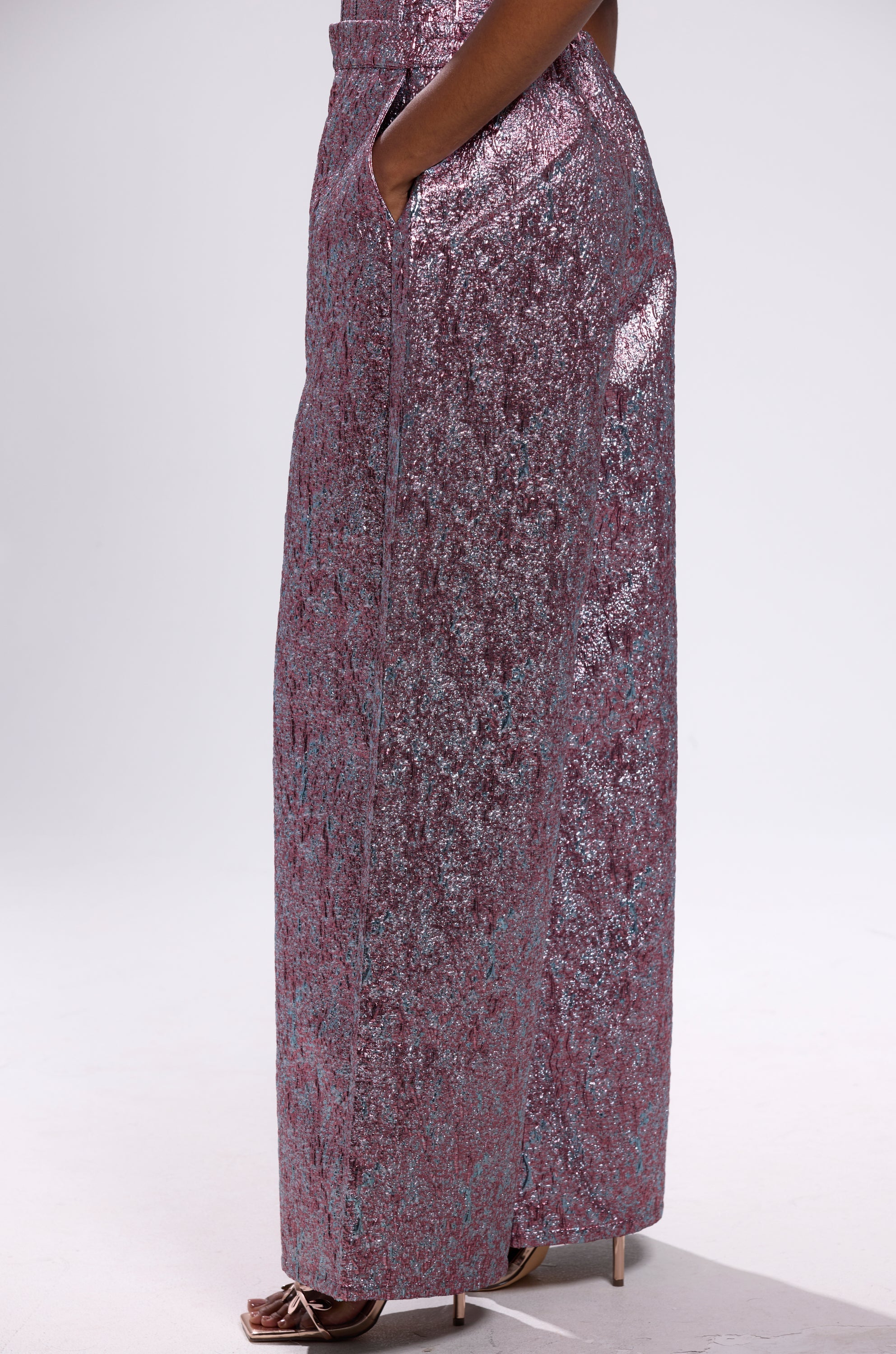 NO COMPETITION BROCADE TROUSER