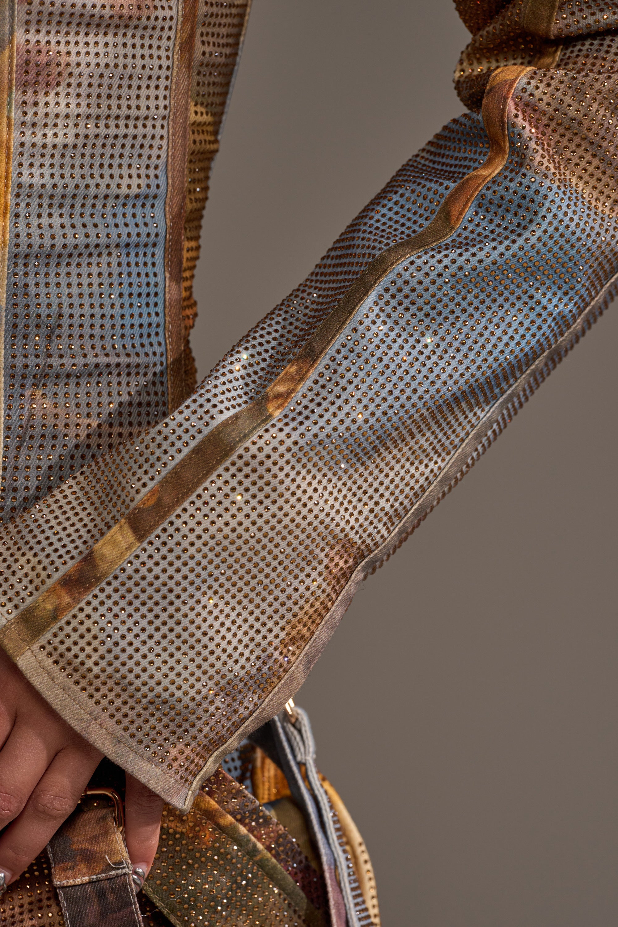 IN THE FUTURE RHINESTONE BOLERO