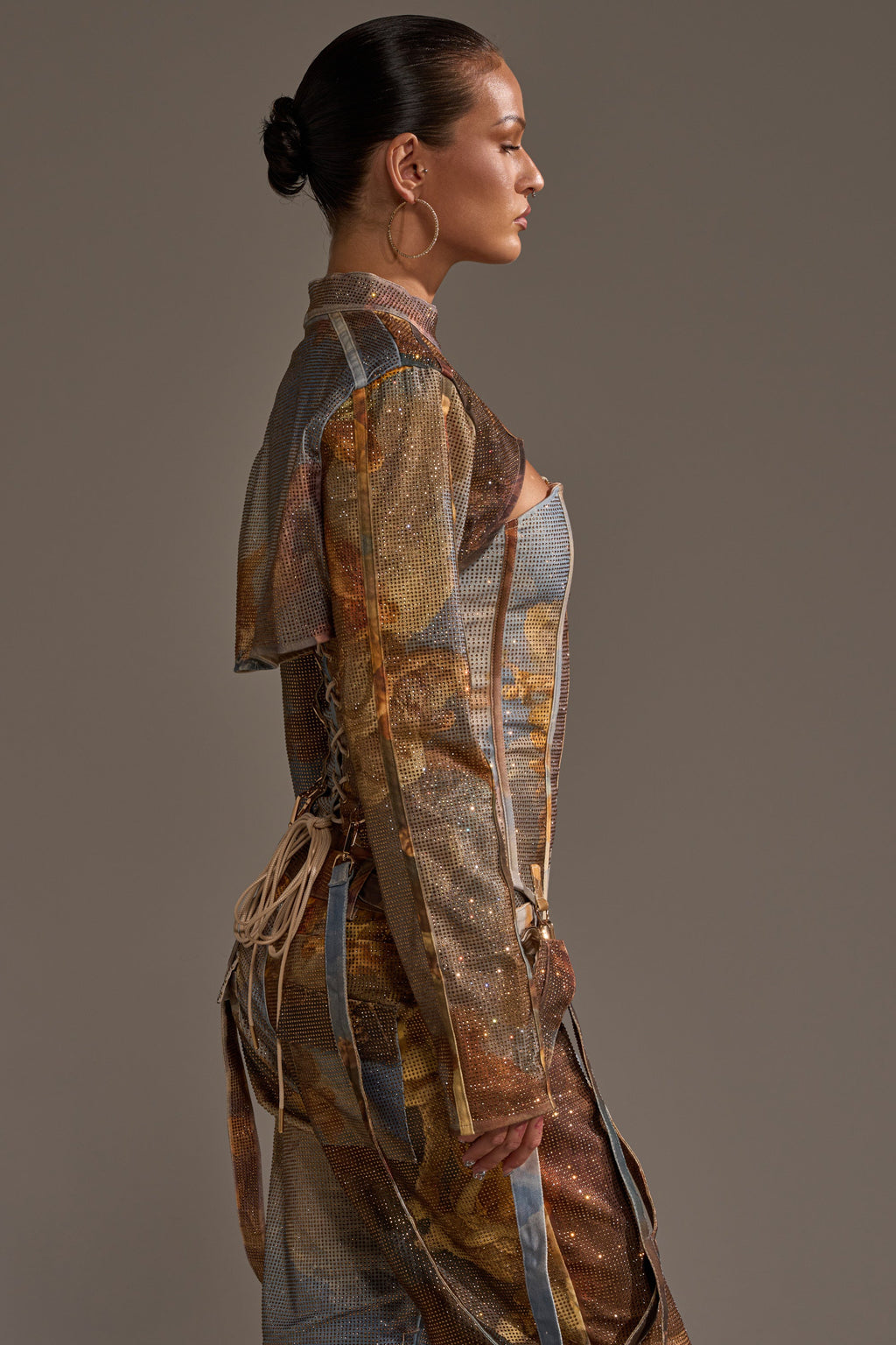 IN THE FUTURE RHINESTONE BOLERO