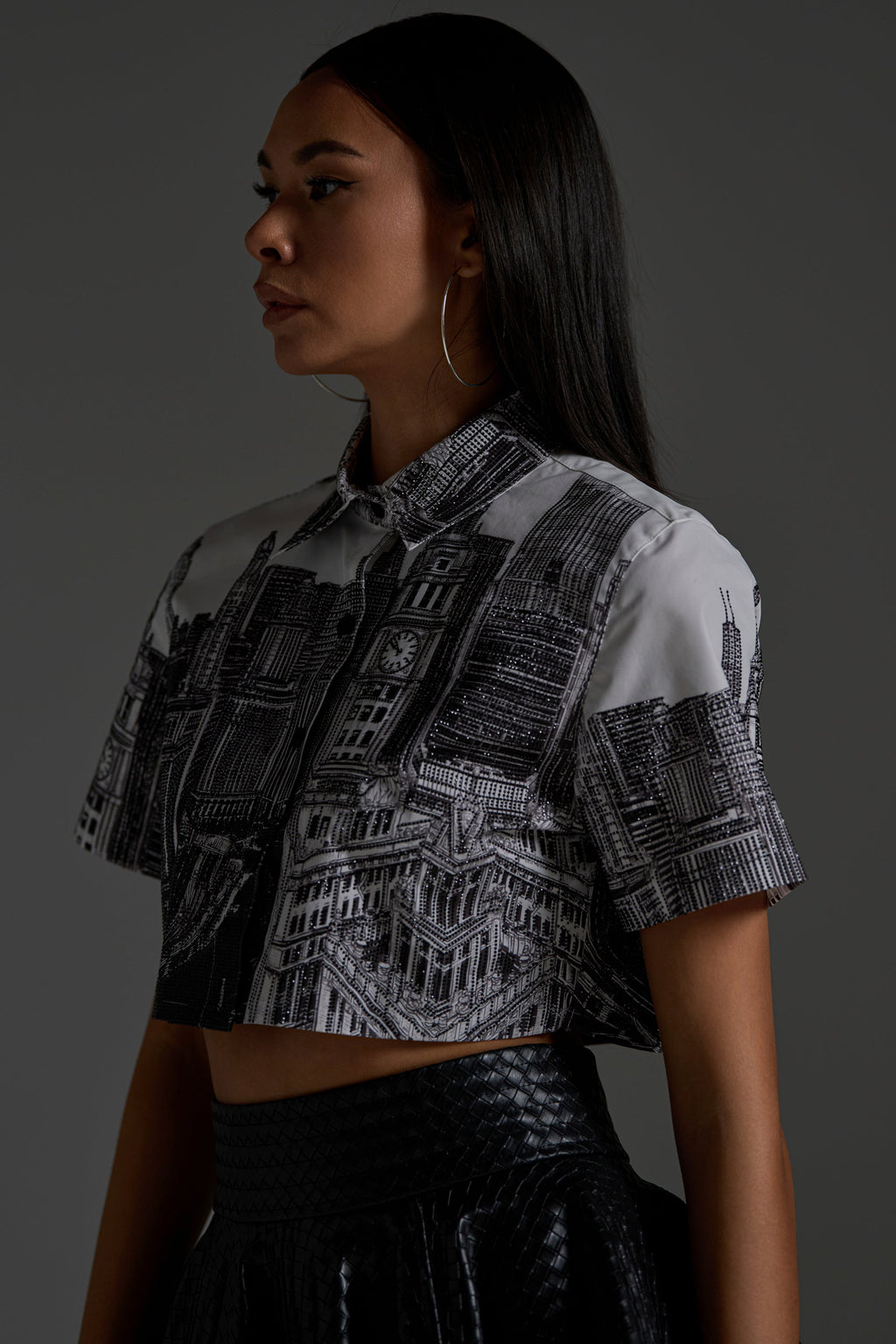 ALL OVER THE CITY BUTTON DOWN