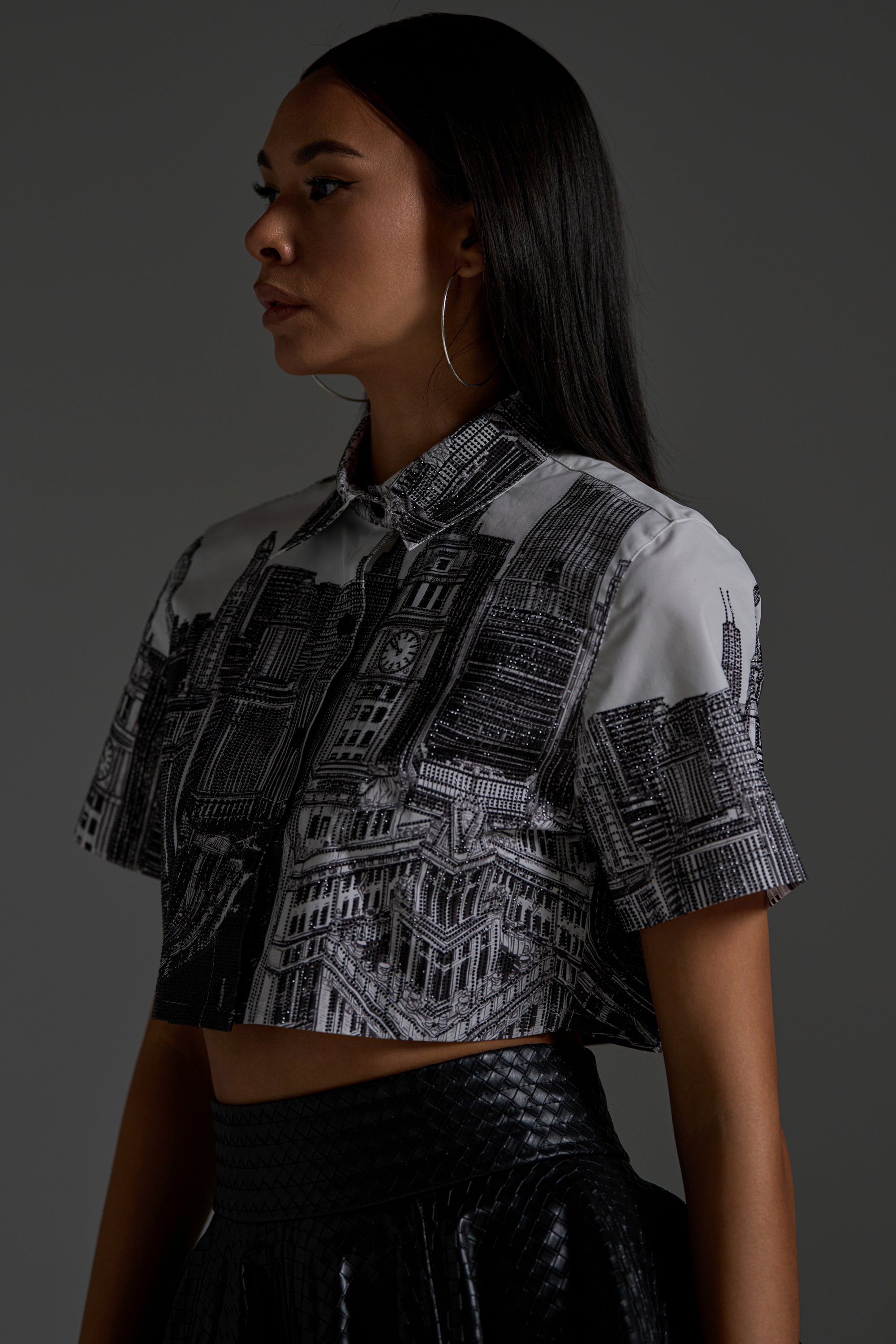 ALL OVER THE CITY BUTTON DOWN