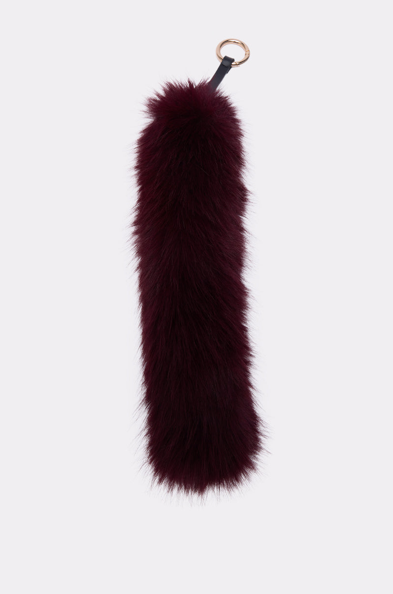 TOO GOOD FAUX FUR KEYCHAIN