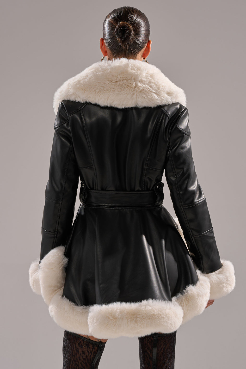 BABY IT'S COLD OUTSIDE FUR TRIM MOTO
