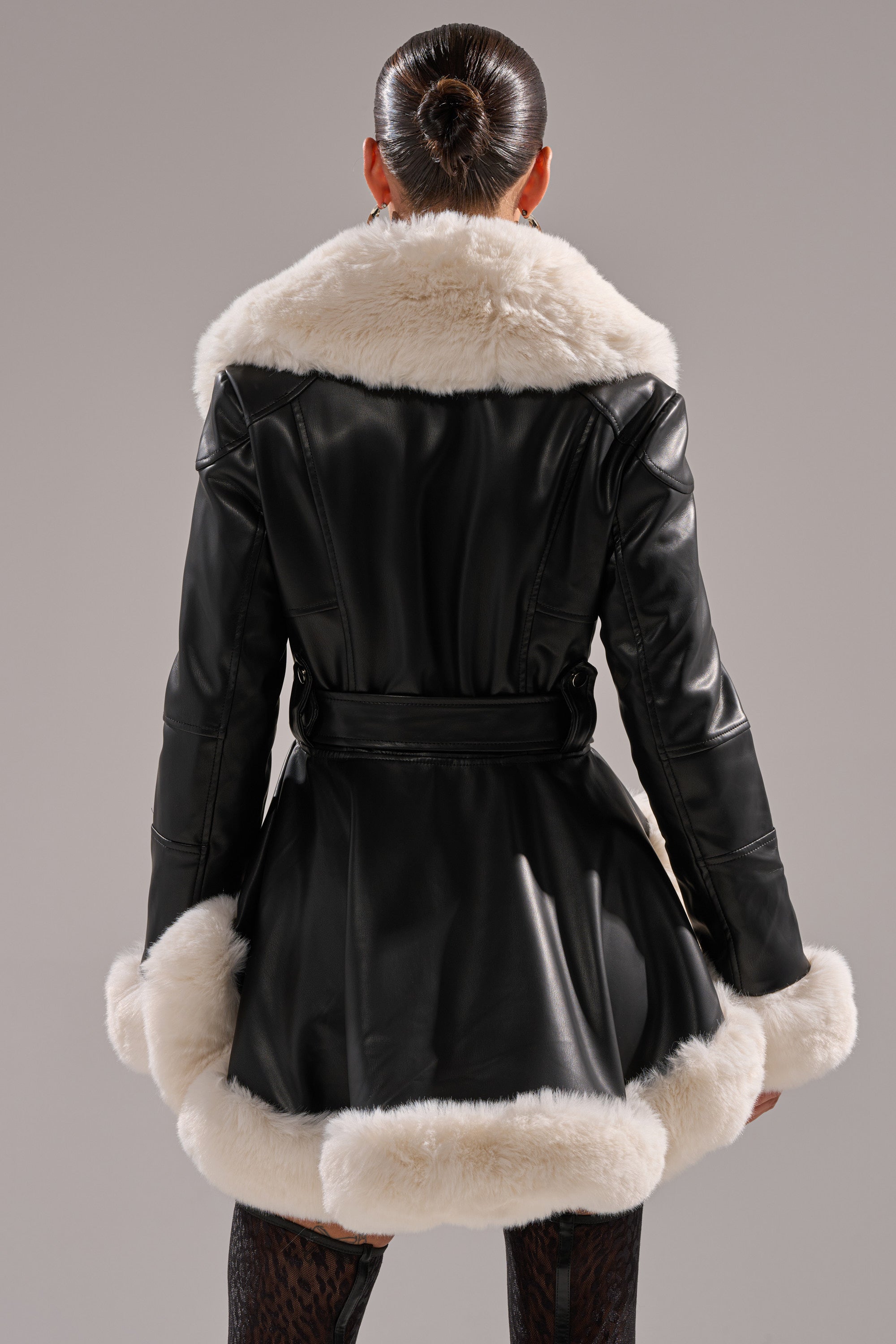BABY IT'S COLD OUTSIDE FUR TRIM MOTO