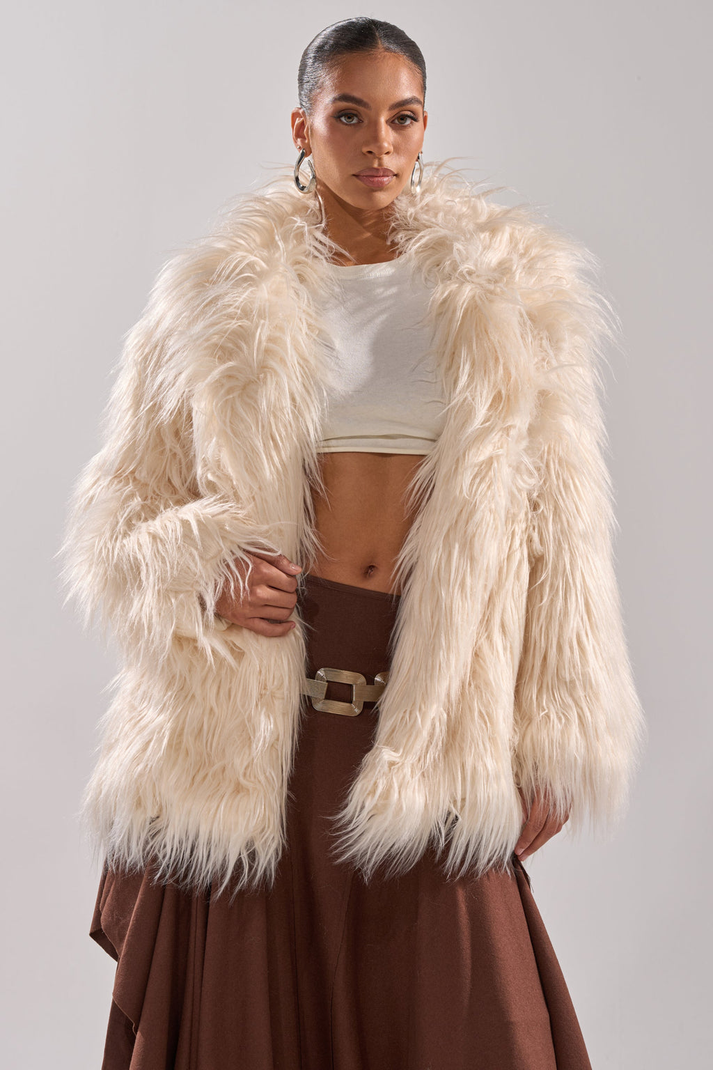 PARK CITY FAUX FUR COAT