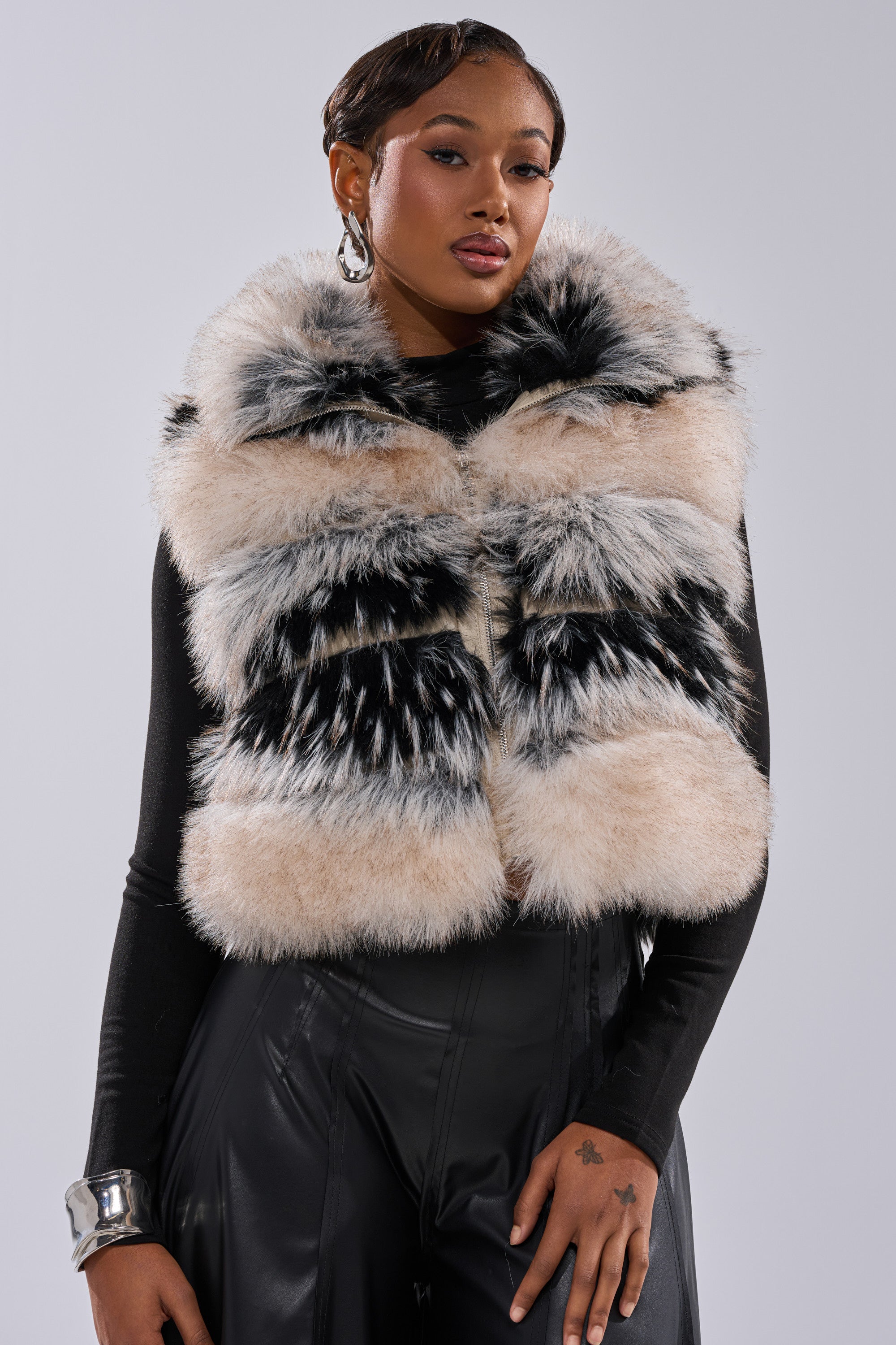 KIKI FAUX FUR VEST