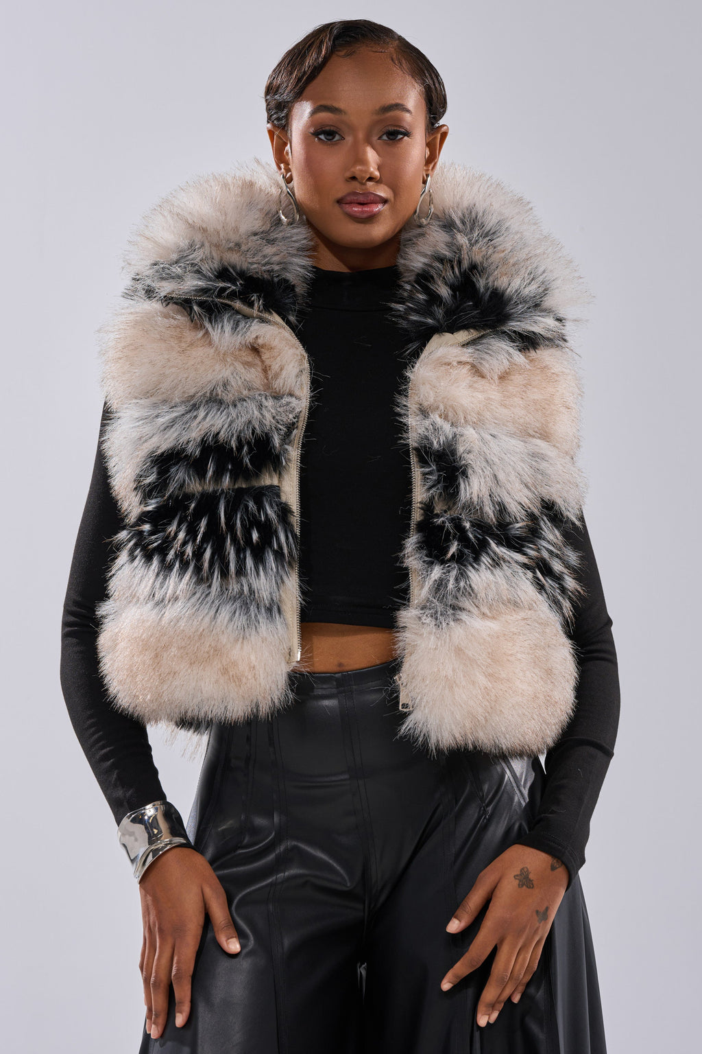 KIKI FAUX FUR VEST