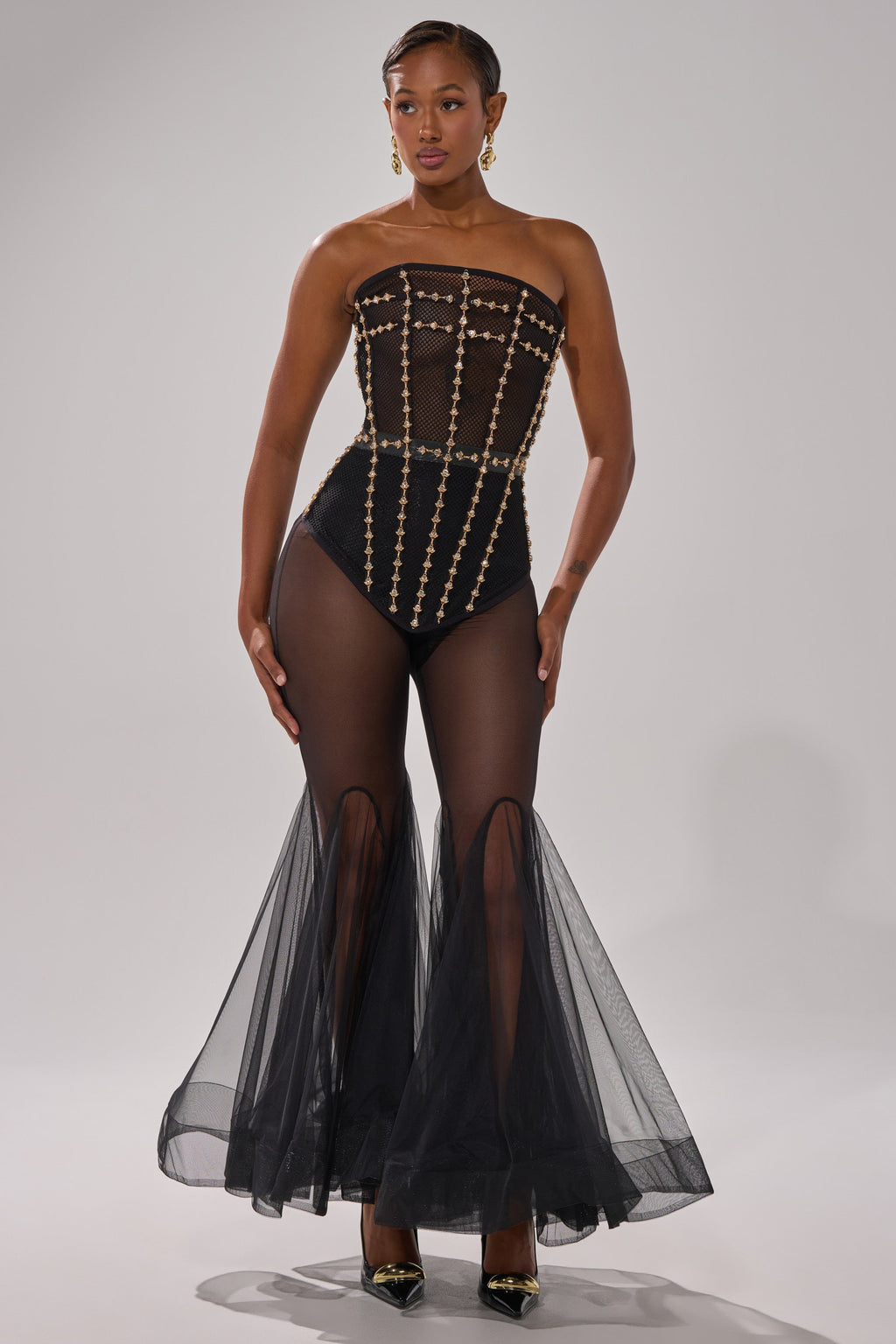 SMOKESHOW CORSET WITH RHINESTONES