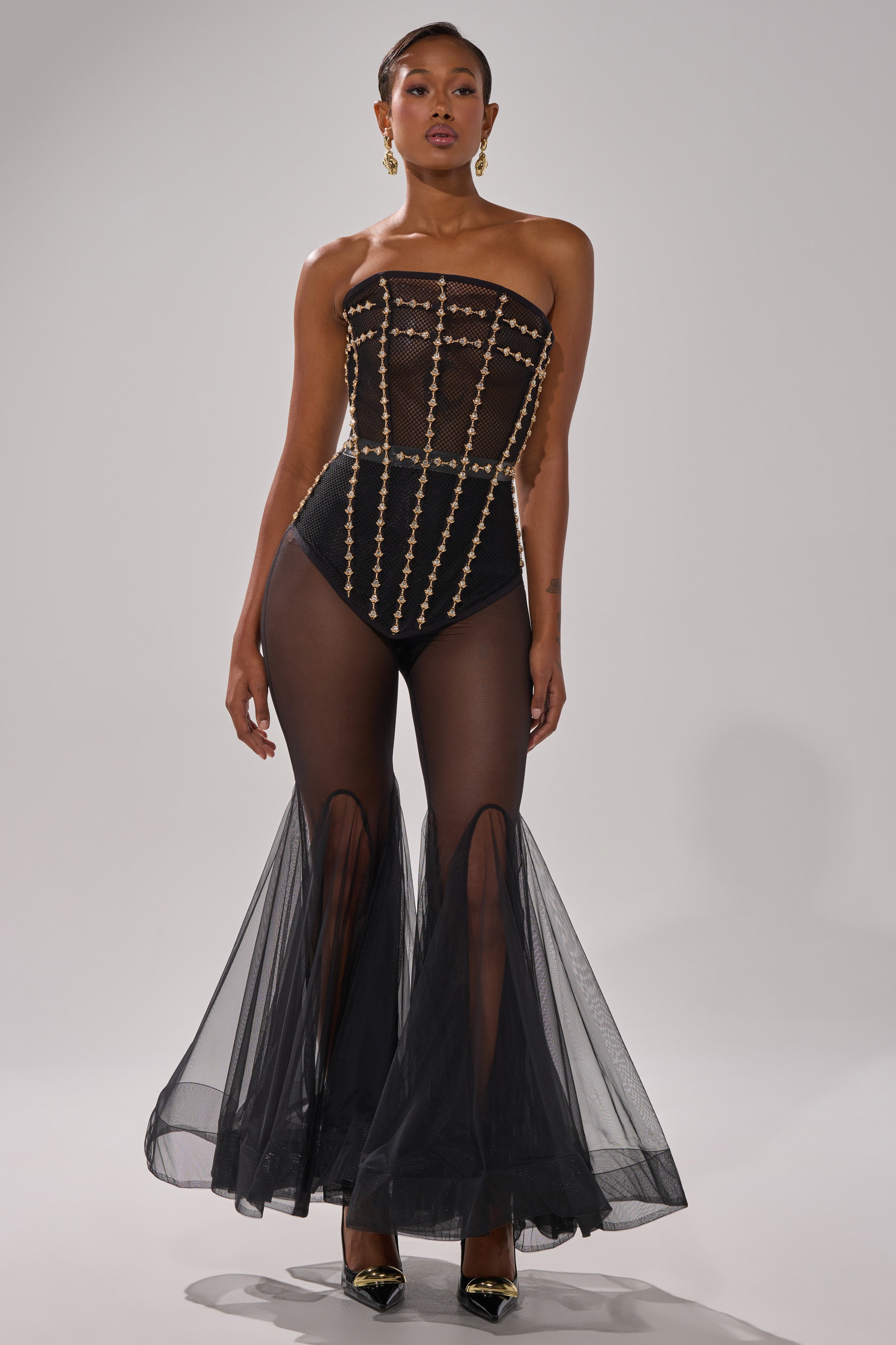 SMOKESHOW CORSET WITH RHINESTONES